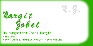 margit zobel business card
